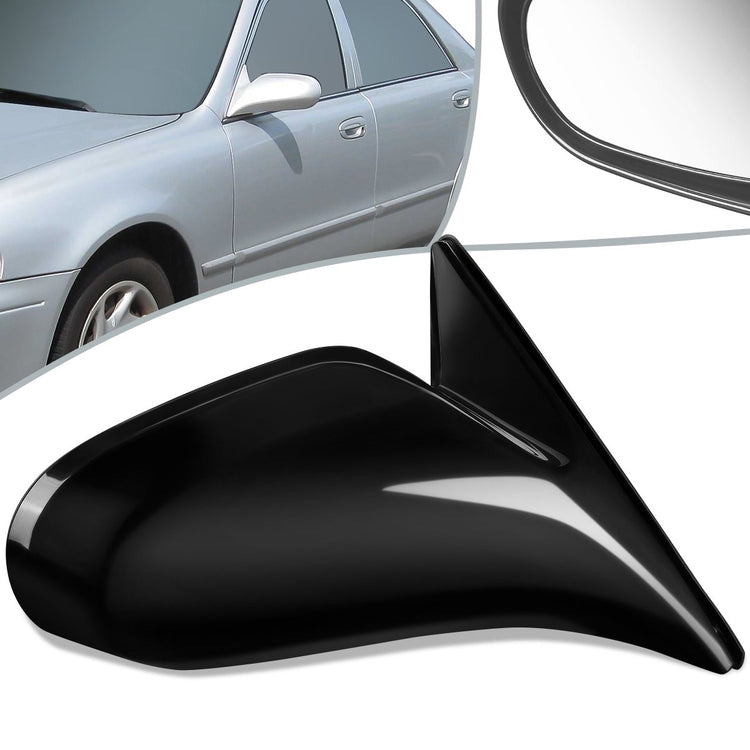 RETROVISOR MIRROR - OEM - 98-99 MAZDA 626 - POWERED - PAINTABLE - BLACK - RIGHT