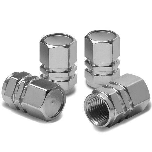 ACCESORIOS RT 059 - HEX STYLE W/ MID CUT OUTS - SILVER