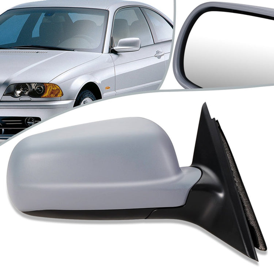 RETROVISOR MIRROR - OEM - 97-99 VOLKSWAGEN PASSAT - POWERED - HEATED - FOLDING - RIGHT - GRAY