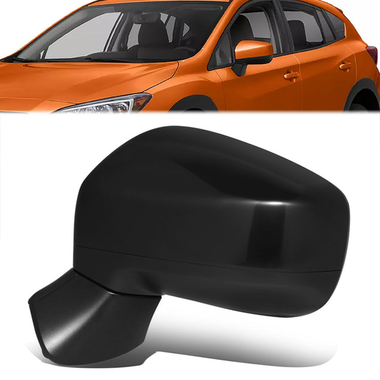 RETROVISOR MIRROR - OE STYLE - SUBARU CROSSTREK 18-23 - WITH POWER WITH HEATED WITH BLIND SPOT - DRIVER SIDE - PAINT TO MATCH - BLACK