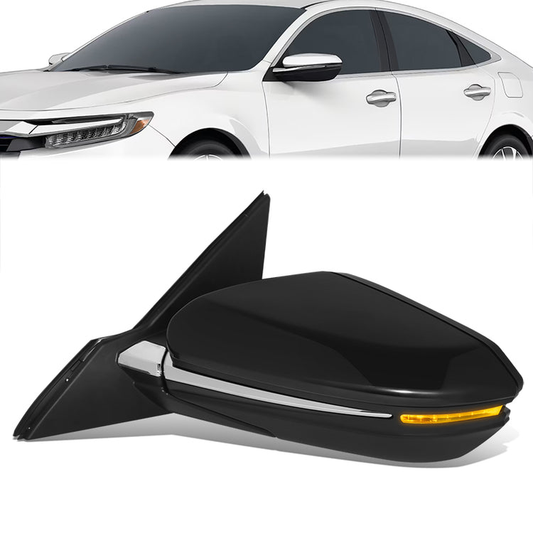 RETROVISOR MIRROR - OE STYLE - HONDA INSIGHT 21-22 - WITH POWER WITH HEATED WITH SIGNAL WITH BLIND SPOT - DRIVER SIDE - PAINT TO MATCH - BLACK
