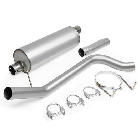 TUBERIA CATBACK CATBACK - 09-17 DODGE RAM 1500 / 10-17 DODGE RAM 2500 , 3500 4.7L / 5.7L V8 - SINGLE TIP - STAINLESS STEEL