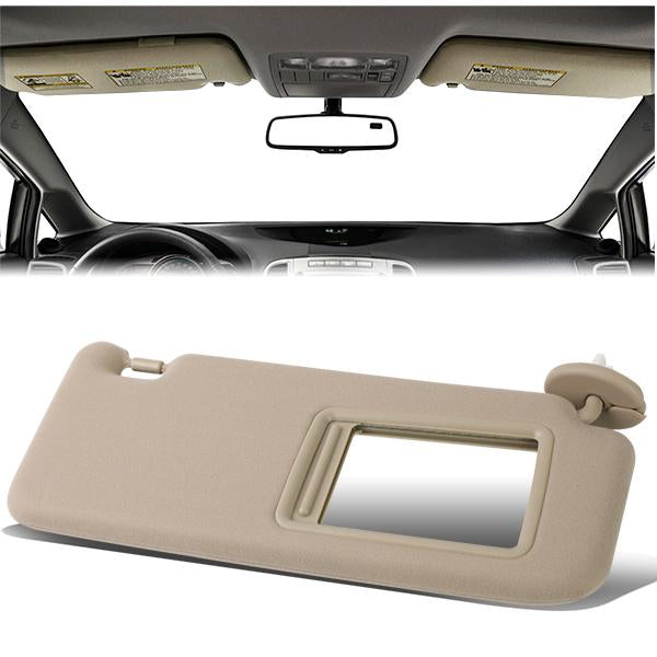 nan SUN VISOR - 09-16 TOYOTA VENZA - FITS ILLUMINATED MODELS - PASSENGER SIDE - BEIGE