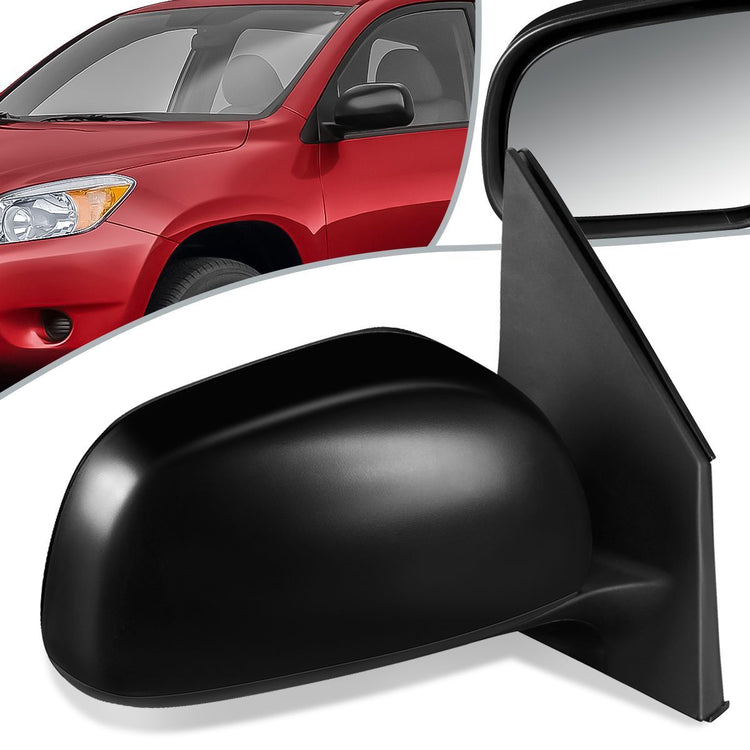 RETROVISOR MIRROR - OEM - 09-12 TOYOTA RAV4 - POWERED - TEXTURED - RIGHT - BLACK