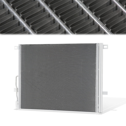 CONDENSADOR BUICK ENCLAVE 2018-2023 、 CHEVROLET TRAVERSE 2018-2023 - ALUMINUM - SILVER