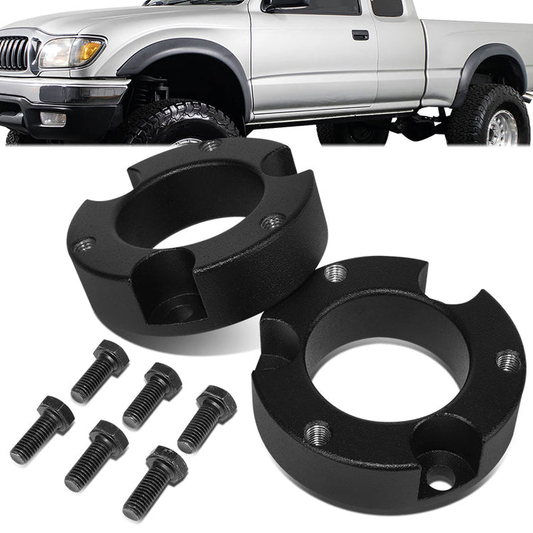 KIT ELEVACION 95-04 TOYOTA TACOMA / 96-02 TOYOTA 4RUNNER - FITS 6-LUG WHEEL HUB MODELS ONLY - FRONT - 2.5" LIFT - STRUT TOP MOUNT SPACER