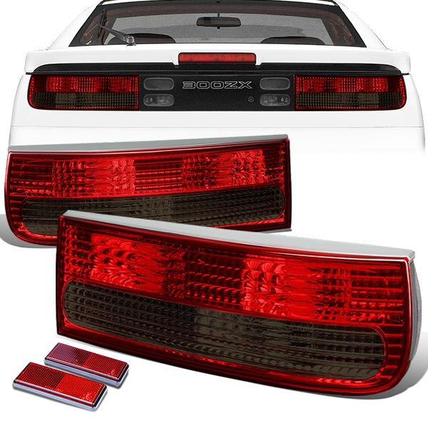 FAROS TRASEROS 14-16 TOYOTA COROLLA SEDAN - 3D - LED / HALOGEN - RED / SMOKE