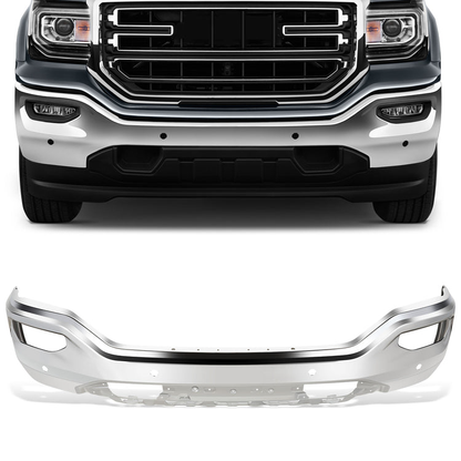 DEFENSA 16-18 GMC SIERRA 1500 ,CHROME,WITH SENSOR HOLE - CHROME