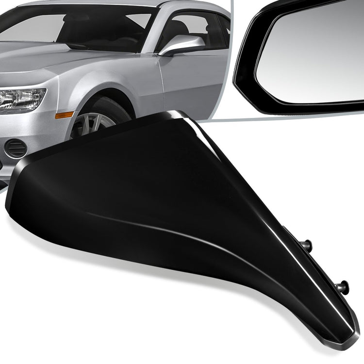 RETROVISOR MIRROR - OEM - 10-15 CHEVY CAMARO - POWERED - PAINTABLE - BLACK - RIGHT