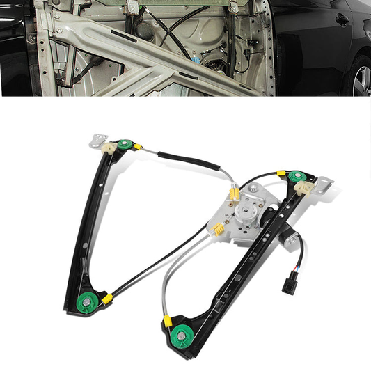 REGULADOR DE VENTANA WINDOW MOTORS & REGULATORS - METALLIC - 99-04 OLDSMOBILE ALERO/99-05 PONTIAC GRAND AM - METALLIC - BARE STEEL/PLASTIC