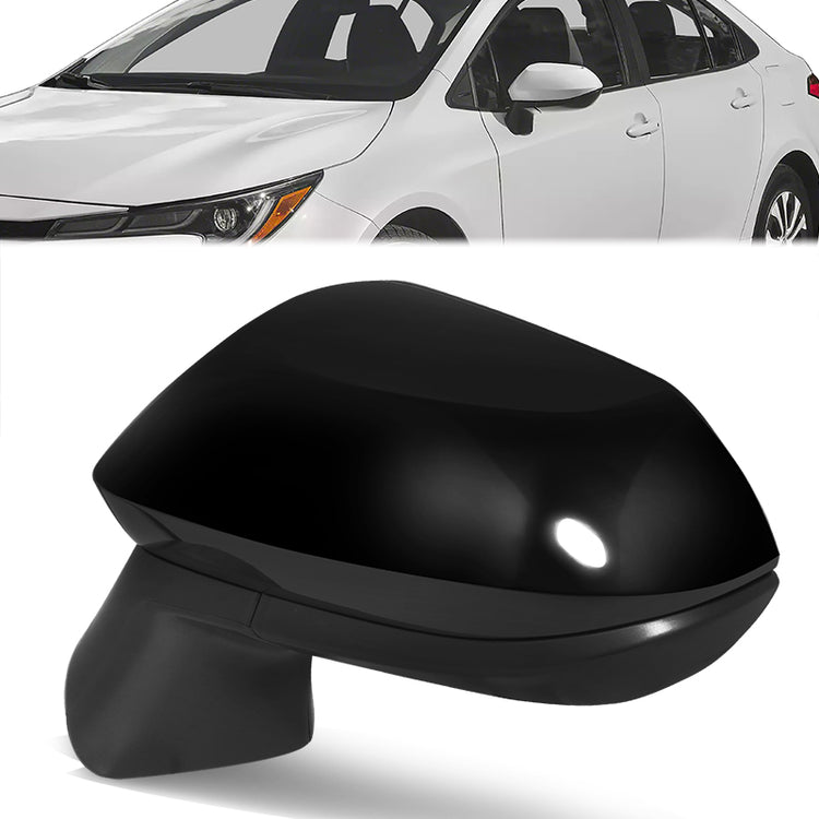 RETROVISOR MIRROR - OE STYLE - TOYOTA COROLLA 20-24 - WITH POWER WITH HEATED - DRIVER SIDE - PAINT TO MATCH - BLACK