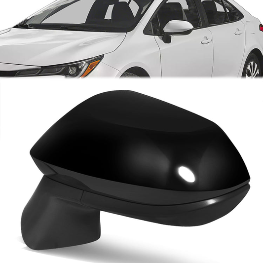 RETROVISOR MIRROR - OE STYLE - TOYOTA COROLLA 20-24 - WITH POWER WITH HEATED - DRIVER SIDE - PAINT TO MATCH - BLACK