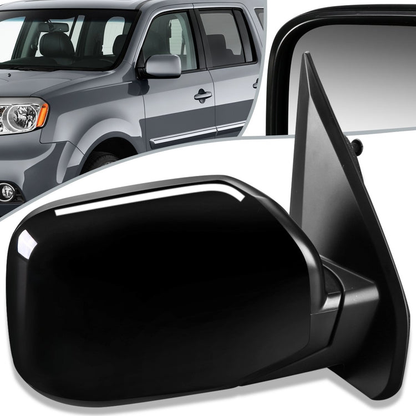 RETROVISOR MIRROR - OEM - 09-15 HONDA PILOT - POWERED - TEXTURED - BLACK - RIGHT