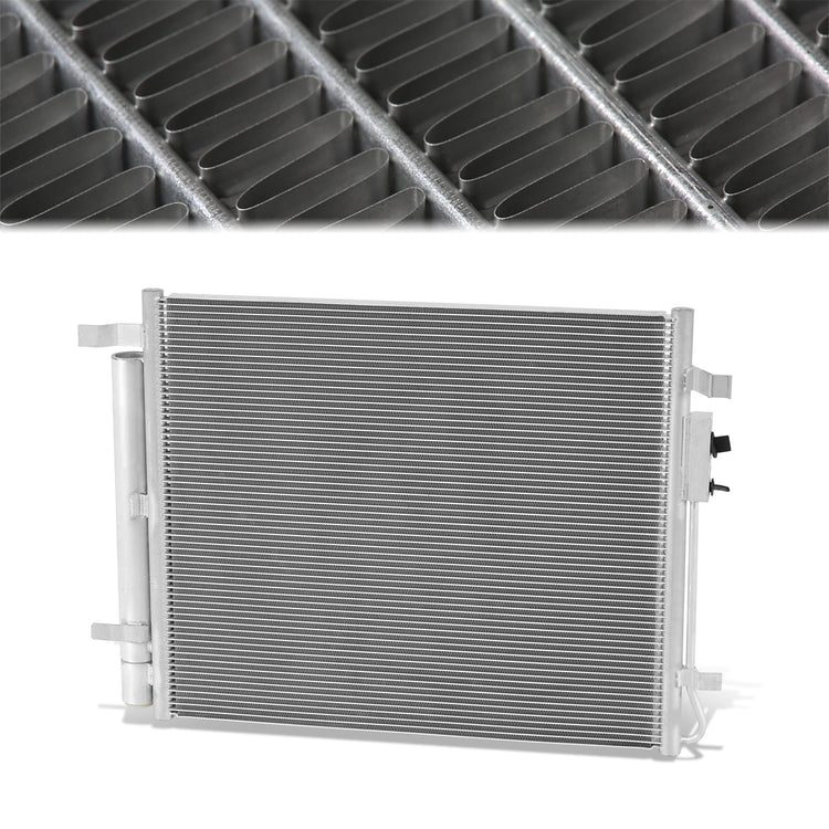 CONDENSADOR HYUNDAI TUCSON 2022-2024 / KIA SPORTAGE 2023-2024 - HYBRID - ALUMINUM - SILVER