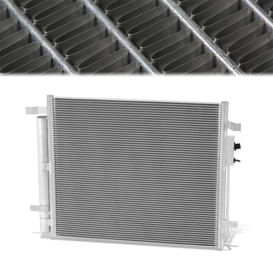 CONDENSADOR HYUNDAI TUCSON 2022-2024 / KIA SPORTAGE 2023-2024 - HYBRID - ALUMINUM - SILVER