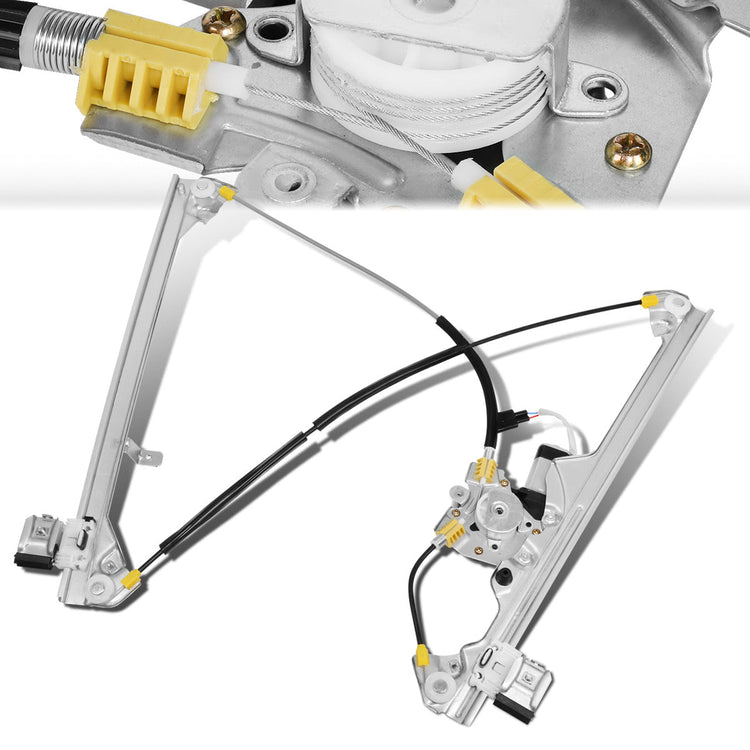 REGULADOR DE VENTANA WINDOW MOTORS & REGULATORS - METALLIC - 99- 07 CADILLAC ESCALADE CHEVY AVALANCHE GMC SIERRA YUKON XL 1500 2500 3500 - METALLIC - BARE STEEL/PLASTIC