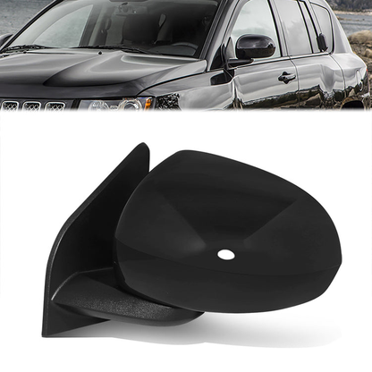RETROVISOR MIRROR - OE STYLE - JEEP COMPASS 16-17 - WITH POWER WITH HEATED GLASS - DRIVER SIDE - PAINT TO MATCH - BLACK