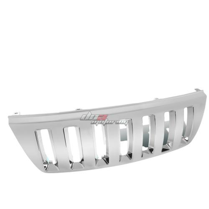 PARRILLA GRILLE - 99-04 JEEP GRAND CHEROKEE - VERTICAL FENCE STYLE - ABS - CHROME