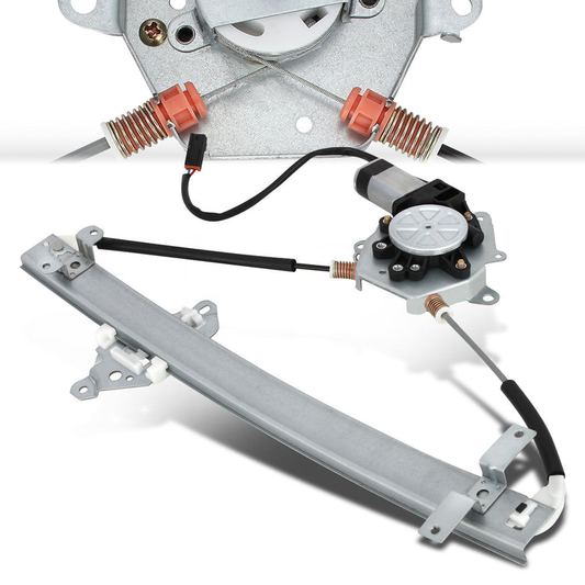 REGULADOR DE VENTANA WINDOW MOTORS & REGULATORS - METALLIC - 95-99 NISSAN SENTRA - METALLIC - BARE STEEL/PLASTIC