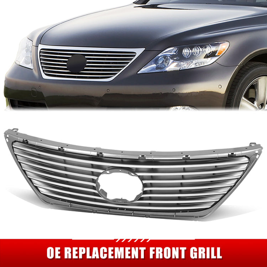 PARRILLA GRILLE - LX LS460 '07-'12/ GRILLE ASS'Y 07-09/ DARK GRAY/ W/CHROME MOULDIDNG/ W/PRE-COLLISION SYSTEM//PARTS.NO,LX1200132//OEM NO,5311250130