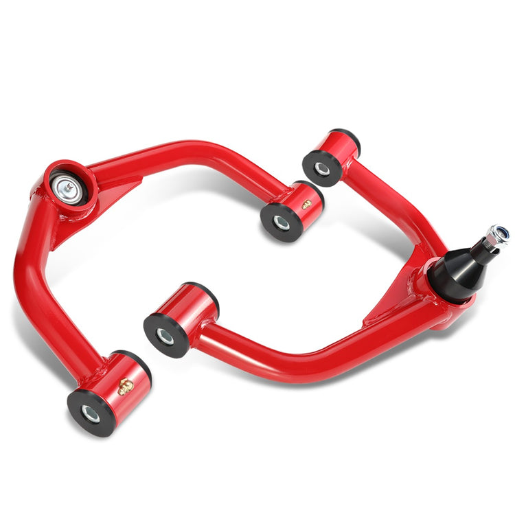 HORQUILLAS CHEVOLET SILVERADO 2500HD 8-LUG 2011-2019 GMC SIERRA 2500HD 3500HD 8-LUG 2011-2019 2-4" LIFT FRONT UPPER CONTROL ARMS,RED+BLACK