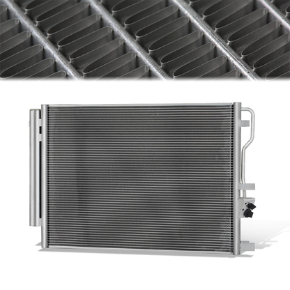 CONDENSADOR HYUNDAI TUCSON 2016-2018 - 1.6L MODELS - ALUMINUM - SILVER