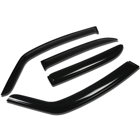 PROTECTOR DE VENTANA WINDOW VISORS - 08-10 SUZUKI SX4 - 4-DR / HATCHBACK - 4PCS - DARK SMOKE