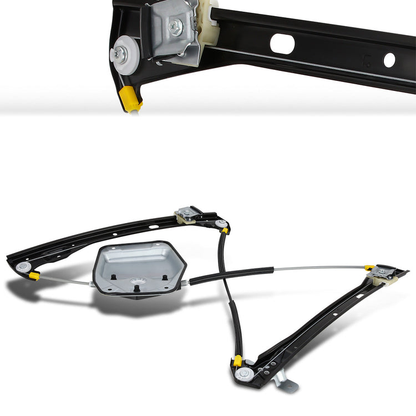 REGULADOR DE VENTANA WINDOW MOTORS & REGULATORS - METALLIC - 07-10 VOLKSWAGEN GOLF CITY/07-09 VOLKSWAGEN GTI/06-09 VOLKSWAGEN RABBIT - FITS 4-DOOR MODELS ONLY - METALLIC - BARE STEEL/PLASTIC