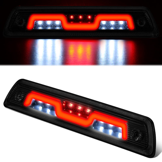 LUZ DE FRENO 3RD BRAKE LIGHT - 09-14 FORD F-150 / 10-14 LINCOLN MARK LT - DOES NOT FIT SVT RAPTOR AND MODELS WITH HILL DESCENT CONTROL -  SEQUENTIAL CHASE LED - SMOKE