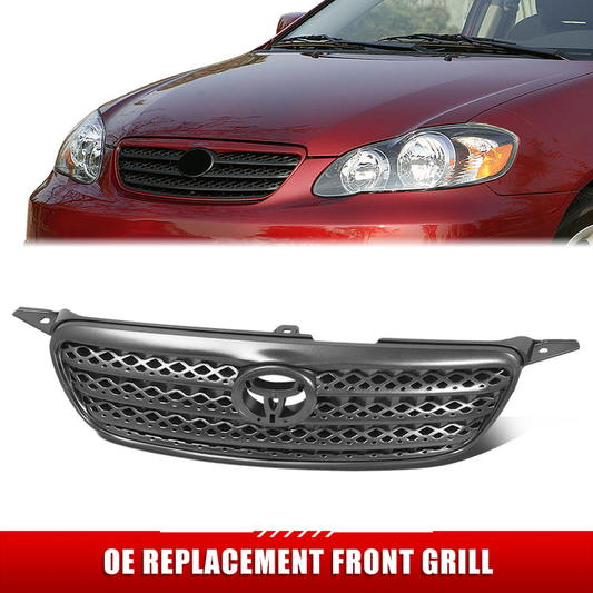 PARRILLA GRILLE - TY CORLA ALTIS '05-'08/ GRILLE ASS'Y '05-'06/ BLACK/ (CODE 209)(USA BUILT)//PARTS.NO,TO1200282//OEM NO,5310002100C0