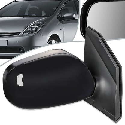 RETROVISOR MIRROR - OEM - 01-03 TOYOTA PRIUS - POWERED - PAINTABLE - BLACK - RIGHT