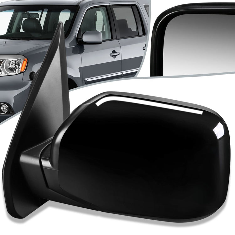 RETROVISOR MIRROR - OEM - 09-15 HONDA PILOT - POWERED - TEXTURED - BLACK - LEFT