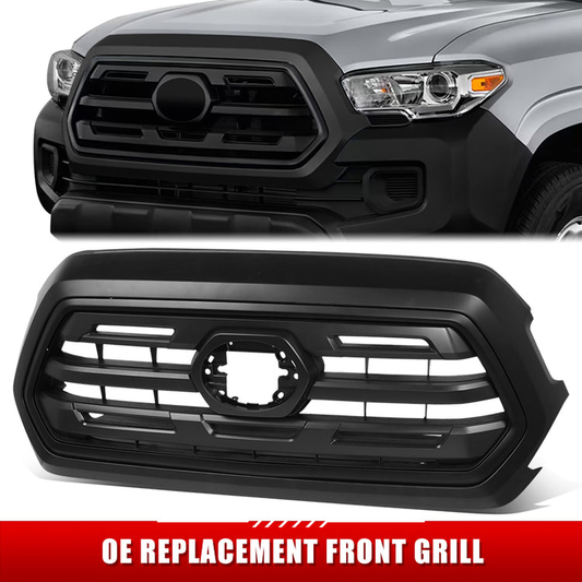 PARRILLA GRILLE - TY TACMA '16-'19/20-ON/ GRILLE ASS'Y 18-19/ MAT-BLACK/ W/BLACK FRAME (SR)//PARTS.NO,TO1200468//OEM NO,5310104010C0