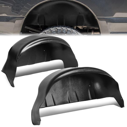 nan REAR WHEEL GUARD COVER - 2PCS - 17-19 FORD F-250, F-350 SUPER DUTY - WILL NOT FIT DUALLY MODELS - BLACK
