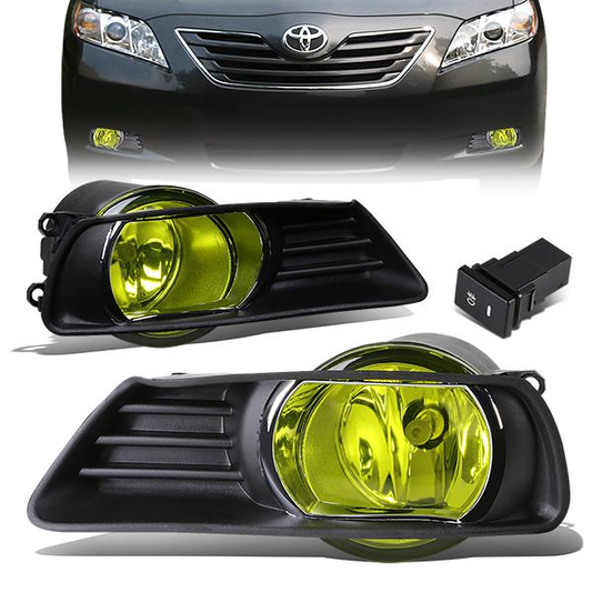 FAROS DE NIEBLA 07-09 TOYOTA CAMRY - W/ SWITCH - H11 BULB - DOES NOT FIT SE MODELS - AMBER