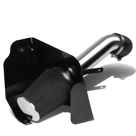 FILTRO DE AIRE ALTO FLUJO HEAT SHIELD - 07-08 YUKON/SEIRRA/TAHOE/SILVERADO/SUBURBAN/AVALANCHE/ESCALADE - ALUMINUM PIPING - POLISHED