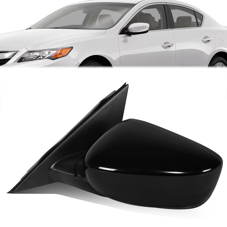RETROVISOR MIRROR - OE STYLE - ACURA ILX 2013-2017 - WITH POWER WITH HEATED GLASS - DRIVER LEFT SIDE - BLACK