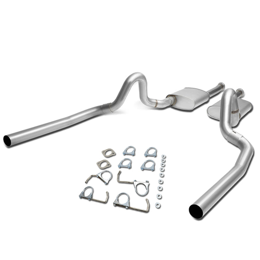 TUBERIA CATBACK CATBACK - 96-98 FORD MUSTANG 4.6L - STAINLESS STEEL