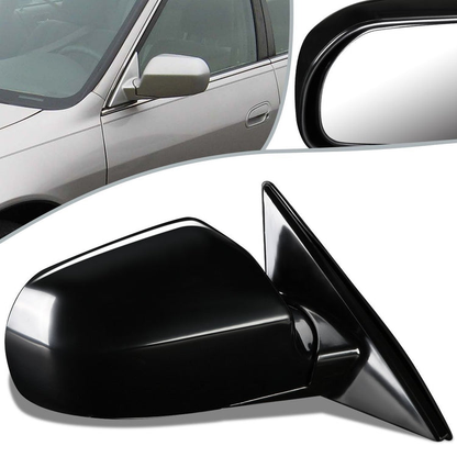 RETROVISOR MIRROR - OEM - 98-02 HONDA ACCORD 4-DOOR - POWERED - PAINTABLE - BLACK - RIGHT