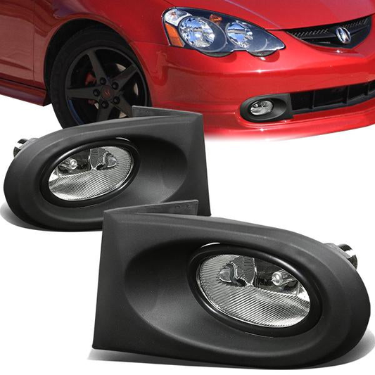 FAROS DE NIEBLA 02-04 ACURA RSX 2-DR - W/ SWITCH - H11 BULB - CLEAR