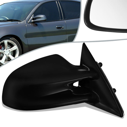 RETROVISOR MIRROR - OEM - 99-01 PONTIAC GRAND AM - MANUAL - PAINTABLE - BLACK - RIGHT