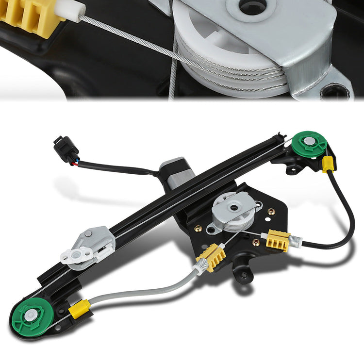 REGULADOR DE VENTANA WINDOW MOTORS & REGULATORS - METALLIC - 04-05 CHEVY CLASSIC/97-03 CHEVY MALIBU/97-99 OLDSMOBILE CUTLASS - METALLIC - BARE STEEL/PLASTIC