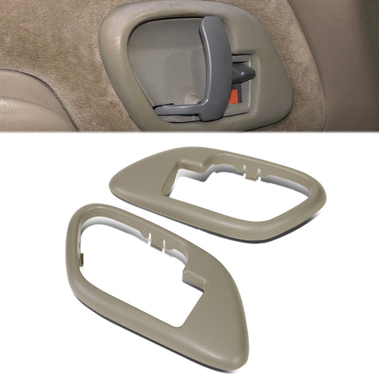 nan INTERIOR TRIM - DOOR HANDLE BEZEL - 95-99 CHEVY GMC C/K - ABS PLASTIC - TEXTURED GREY