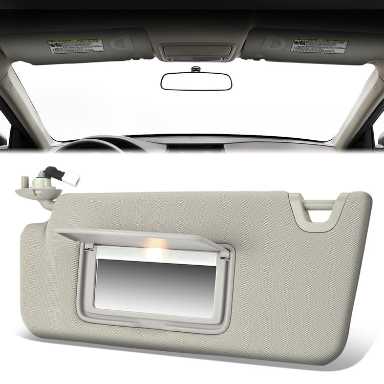 nan SUN VISOR - 08-10 HONDA ACCORD/10-11 HONDA ACCORD CROSSTOUR - WARM GREY