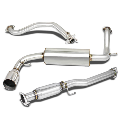 TUBERIA CATBACK CATBACK - 88-91 HONDA CRX- SINGLE TIP - STAINLESS STEEL