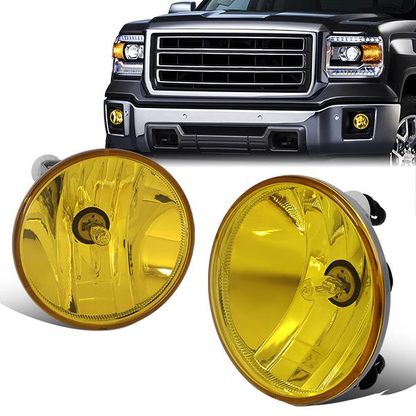 FAROS DE NIEBLA 07-13 CHEVY AVALANCHE, SUBURBAN 2500, GMC YUKON XL 2500 / 07-14 TAHOE, SUBURBAN 1500, YUKON, YUKON XL 1500, FORD MUSTING BULLITT, SHELBY GT, SHELBY GT500, SHELBY GT500KR / 10-13 CAMARO / 15-19 COLORADO, SILVERADO 2500 HD, 3500 HD, CANYON,