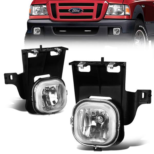 FAROS DE NIEBLA 06-07 FORD RANGER 2/4-DOOR - NO SWITCH - H10 BULB - CLEAR
