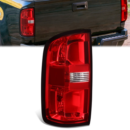 FAROS TRASEROS 15-22 CHEVY COLORADO - FACTORY OE STYLE - RED CLEAR - TAIL LIGHT BRAKE LAMP REPLACEMENT - LEFT DRIVER SIDE