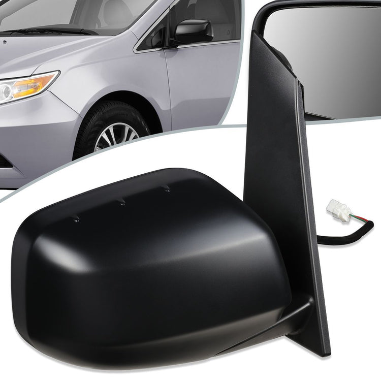 RETROVISOR MIRROR - OEM - 11-13 HONDA ODYSSEY - POWERED - TEXTURED - BLACK - RIGHT