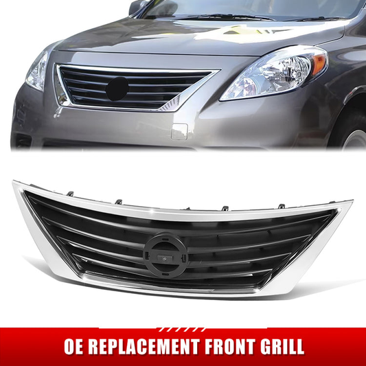 PARRILLA GRILLE - DS VESA '12-'14 (4D/5D)/ GRILLE ASS'Y/ MAT-DARK GRAY/ W/CHROME MOULDING/ (SL/SV) (4D)//PARTS.NO,NI1200247//OEM NO,623103BA5A
